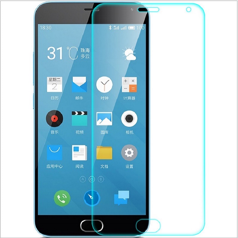 Image of 9H 0.26mm 2.5D Tempered Glass screen protector for Meizu M2 Note Meizu Note 2 Anti-Explosion anti-Shatter Guard Film Protector