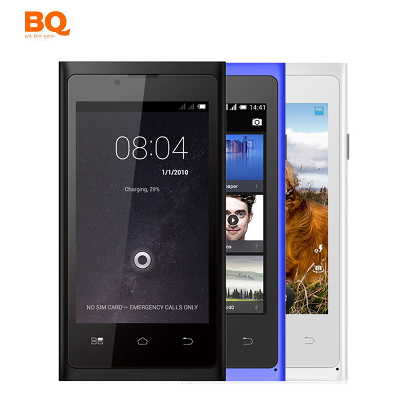 Original BQ S37 3 5 Android 4 4 3G Smartphone MT6572A W Dual SIM Dual Core