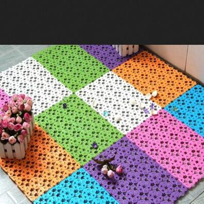 5 Colors 30 20cm Candy Colors Plastic Bath Mats Easy Bathroom