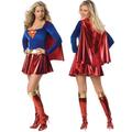 Ensen sexy superhero costume adult woman red cosplay superwoman Costume cosplay women supergirl halloween costumes for