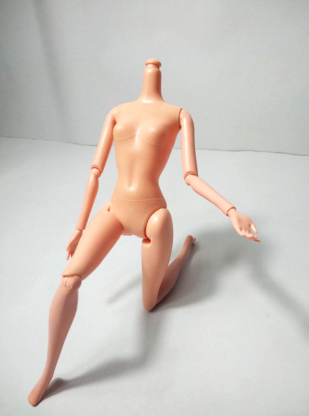 2016 New 1pcs  Naked Body Necessary For DIY 11 Joints Doll Body Without Head For Barbie Doll  Free Shipping