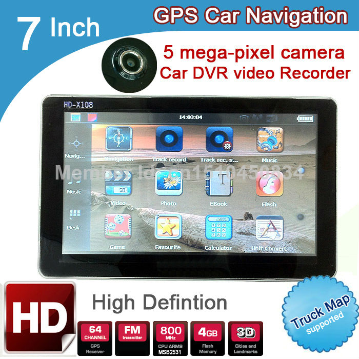 7  HD GPS  DVR  720 P 5    /  /   /    /  Navi