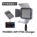 Yongnuo YN300 III YN 300 III 3200k 5500K CRI95 Camera Photo LED Video Light with 4600mAh