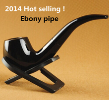 Handmade ebony smoking pipe double cigarette holder,double filtration,cleaning cigarette holder