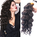 7A Peruvian Human Hair Weave Bundles with Closures 4 Pcs/lot Peruvian Body Wave Virgin Hair and 4*4 Lace Closure Bleached Knots