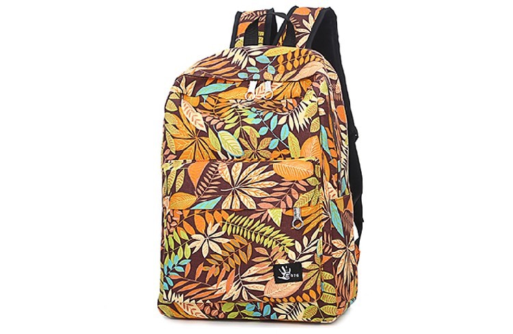 2015 New Fashion Maple leaf School bag Casual Backpack Women Bag for Girls canvas Backpack (19)