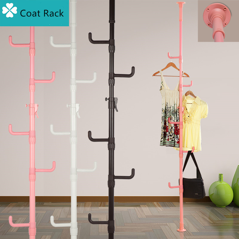 Rack of fashion clothes images.