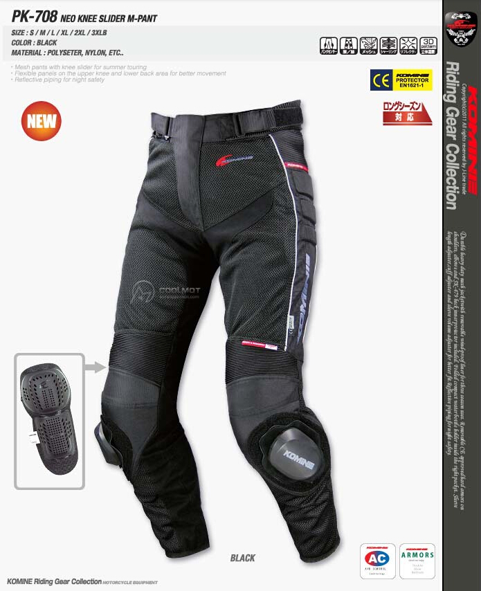 KOMINE PK708 net pants racing motorcycle pants pants summer riding pants 
