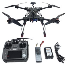 RC Full RTF Hexacopter GPS Drone HMF600 Carbon Fiber Foldable H-Shaped Quadcopter APM2.8 with Motor ESC AT10 TX&RX F11101-E