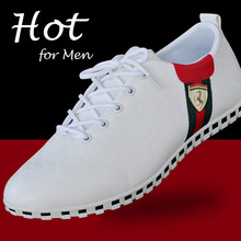 2014 Hot Sale Men Shoes British pu Breathable Shoes Men’s Casual Sneakers Lace-Up Han Edition Sandals Wet Shoes