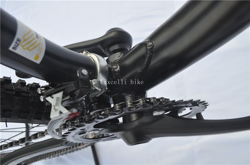 Bicicleta SHIMANO M455 Oil suspension Aluminium Alloy Soft-tail Frame Full Suspension Downhill Mountain Bikes 2620
