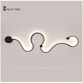 Bend Modern Home Decoration Living Room Ceiling Light Simple Creative Vintage Personality Brief Led Ceiling Lamp