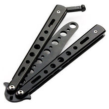 Delicada elegancia Metal práctica mariposa Trainer Dull Knife Tool