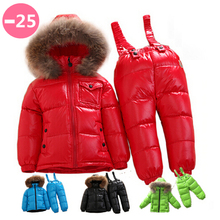 free shipping!2014 children’s clothing new year’s Eve costume white duck down jacket thermal overalls kidsdress,winter children