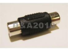 High Quality Brand New F F 1 RCA Female AV Joiner Coupler Component Adapter Nickel plating