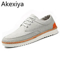 Akexiya Spring Autumn Men Fashion Outdoor Shoes Eu 39 44 Top Quality Simple Design Casual Lace