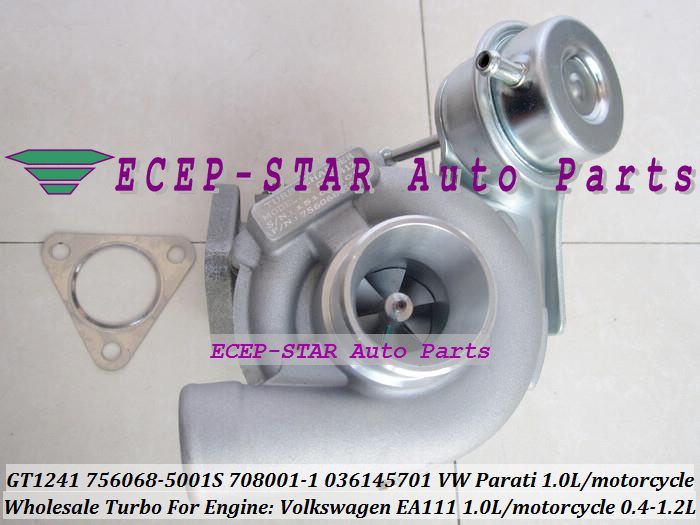 GT1241Z 756068-5001S 756068-0001 708001-0001 036145701 Turbocharger For Audi Volkswagen Parati 1.0L 16V EA111 Motorcycle 0.4-1.2L 120HP (8)