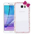 Luxury 3D Bling Handmade Bow Hard Back Case Cover Crystal Glitter Rhinestone For Samsung Galaxy S6