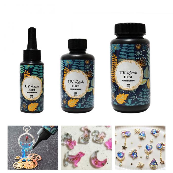 UV Ultraviolet Resin Gel Curing Quick Drying Non Toxic Transparent