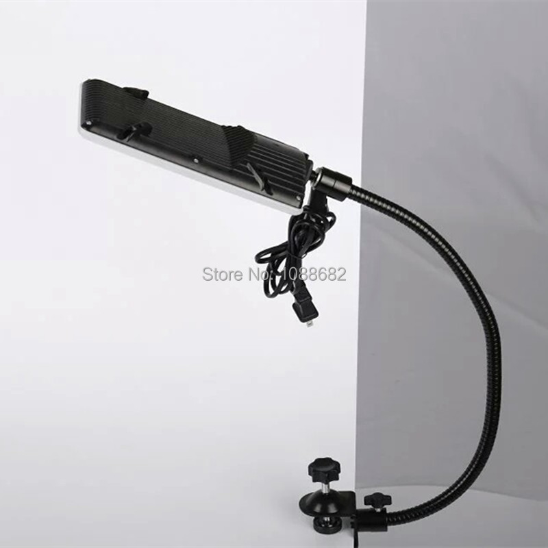 Photo Studio Cellphone LED Light Lamp with Mini Shooting Bracket Stand (2)