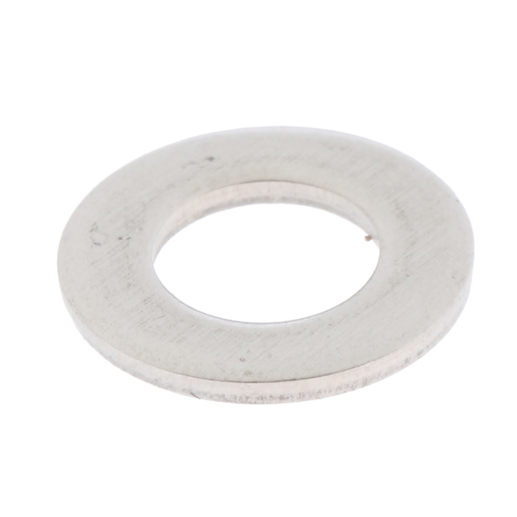 50pcs Stainless Steel Flat Washers Insulation Gaskets Metal Pads Kit M8 