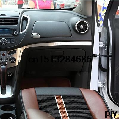 High quality Car storage box stainless steel decorative trim for Chevrolet Trax 2014