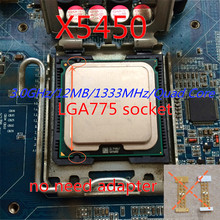 working 775 socket x5450 CPU 3.0GHz /LGA771/L2 Cache 12MB/Quad-Core/FSB 1333MHz/45nm/ server Processor Close to Core 2 q9550 cpu