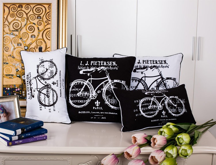 43x43cm Vintage Floral Pillow Case Flower Chenille Cushion Cover Car Home Decor