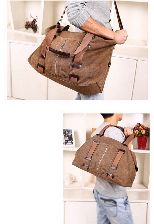 2015 New Style Fashion Sports Travel Bag Large Capacity Bag Men Canvas Bag Men Luggage Travel Handbags Messenger bag 4 colors (10)