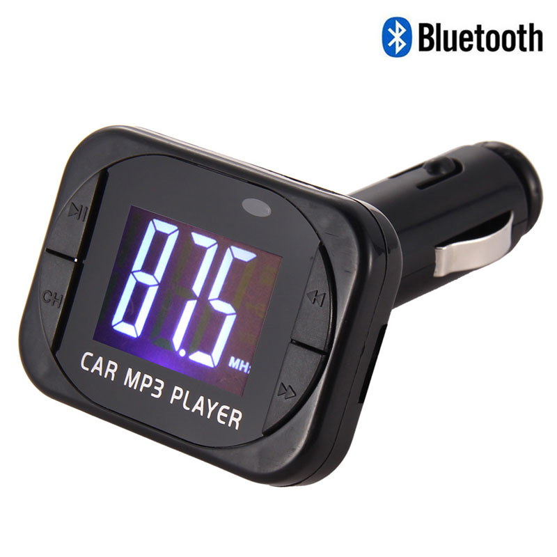 LCD Wireless FM Transmitter Car MP3 Player Car Audio Stereo SD TF Card Remove Control Car MP3 Player