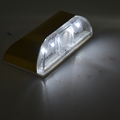 NFLC Auto PIR Door Keyhole Motion Sensor Detector 4LED Light Lamp Golden