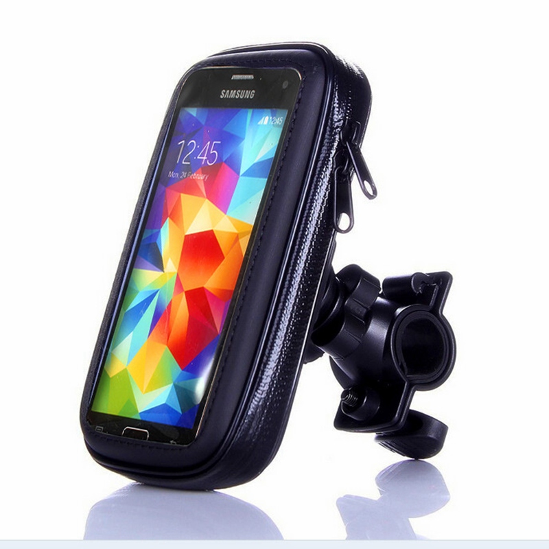 Image of Top Quality Waterproof 5.5 inch Universal Bicycle Bike Motorcycle Handlebar Phone Mount Holder Case For Samsung Note 1 2 3 S5