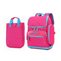girl school bag set lunch box case Korean style elementary school backpack hot pink cute pencil