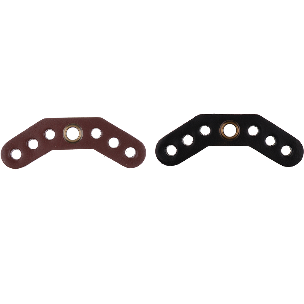 Description Picture 4 of itemWrist Strap Archery Bow Wrist Sling Leather Yoke Bracket Mount Black Brown Outdoor Tactical Hunting Belt Accessories