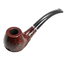 WSFS Hot Sale Durable Wooden Enhance Smoking Pipe Tobacco Cigarettes Cigars Pipes