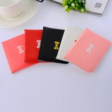 Fashion Creative Cute Card Holder ID Holder Card Passport Wallet Unisex Purse PU Leather Bowknot Pattern Purese 5 Colors