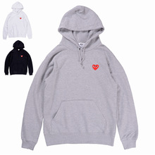 Comme des garcons cdg play sweatshirt eminem men women hoodies sweatshirts heart print brand bad boy hip hop street wear