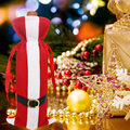 1Pcs Santa Claus Red Wine Bottle Cooler Christmas Decoration Supplies Bottle Bag Indoor Decoration Christmas Gift