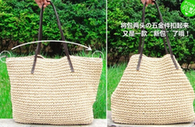 2015 New Women s Shoulder Messenger Bags Newest Straw Bag Holiday Straw Bag Women Shoulder Beach