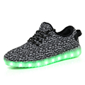 New Spring Breathable Luminous Shoes Novel Flashing LED Fluorescent Shoes Leisure Wild Comfortable Woman Casual Shoes