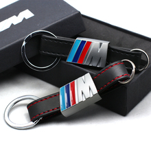 Car Leather Key Rings Fob Holder Car Logo Keychain for BMW M1 M3 F10 F20 F30 X1 X3 X6 116I 118I 730li