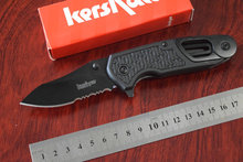 4 unids/lote Kershaw Knives Kershaw 8100 cuchillo plegable táctico de la supervivencia cuchillos multifunción de aluminio de la manija de la gota