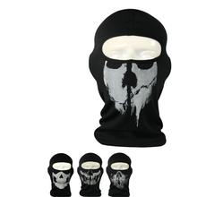 New Soft Motorcycle skull mask Ride skeleton caps Reflective Balaclava Hood Full Warm Neck Face Cycling Ski Windproof Masks