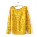 Women s Spring Autumn Winter Sweaters Brand New Casual Solid Knitting O Neck Shirt Fashion Long
