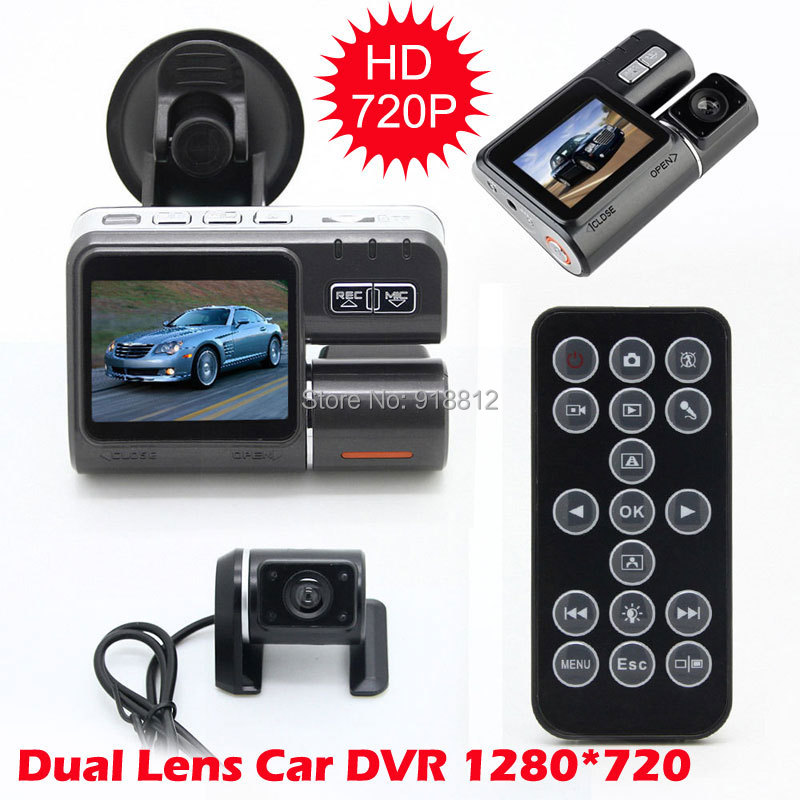 2.0 inch TFT Full HD 720P Dual Lens Car DVRS Dash ...
