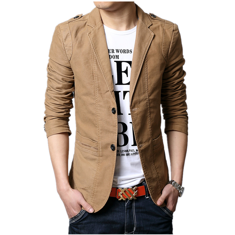 2016 Autumn New Men Blazer Fashion Slim casual blazer for Men Brand Mens suit Designer jacket