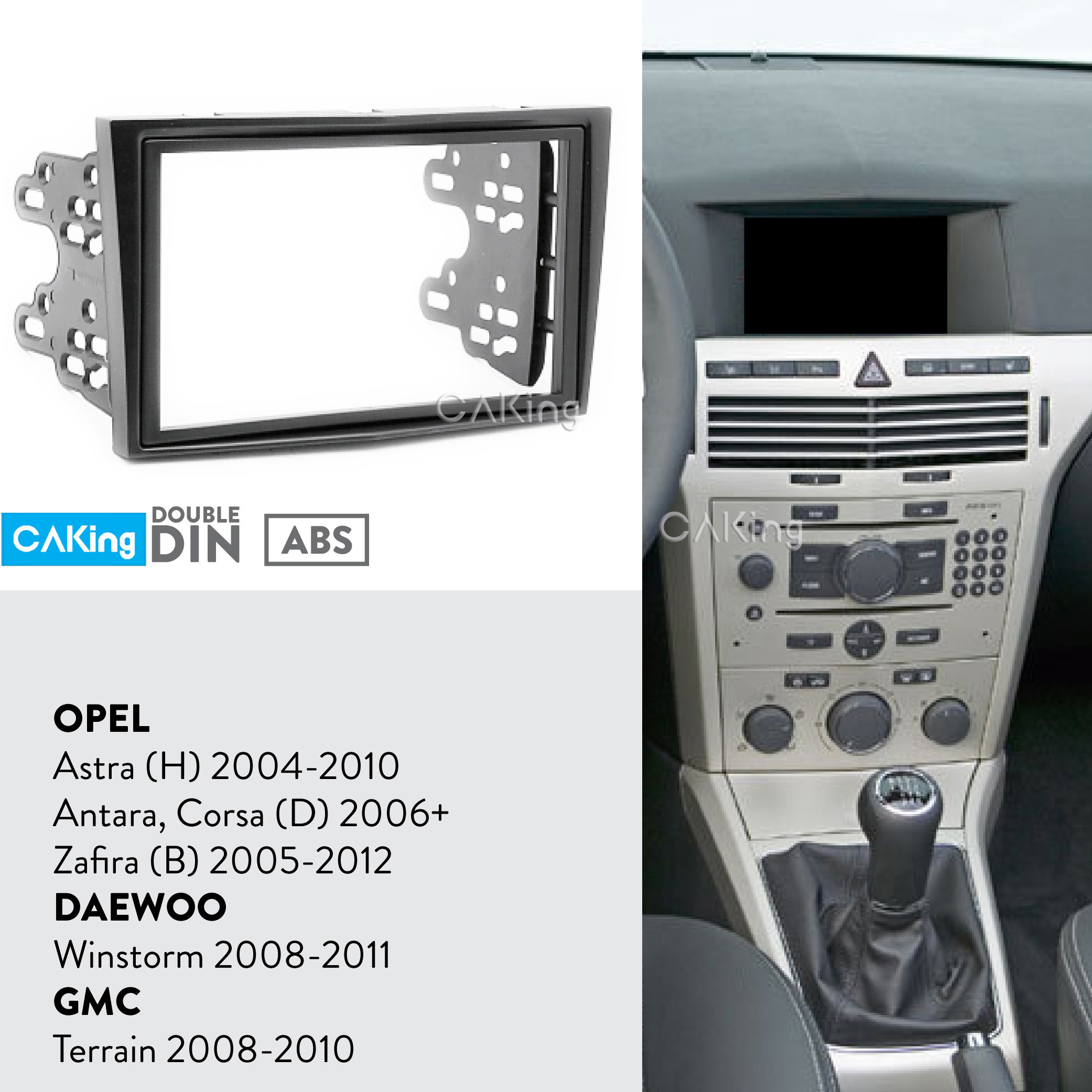 Radio Adaptateur Pour Opel Astra H Corsa D Zafira Signum à partir de 2004 Can Bus Allumage 12 V 