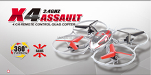 Free shipping Syma X4 2.4GHz 4CH RC Remote Control Quadcopter UFO RTF
