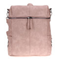 Multifunction Rivet PU Leather Backpack Zipper Shoulder Bag Handbag Rivet Shoulder Laptop Women Backpack Bolsas Mochila
