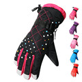 5 Colors Women Winter Thermal Waterproof Ski Snowboard Gloves Snowmobile Sports Gloves Motorcycle Driving Gloves